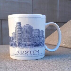 Starbucks Coffee Mug 2008 Austin City Lone Star State Architecture Serie…